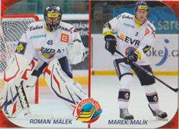 HC vítkovice: Roman Málek a Marek Malík